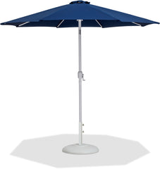 Fiji - Aluminum Patio Umbrella With Round White Base