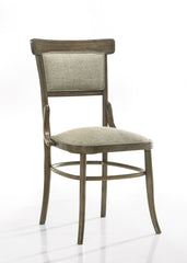 Bistro - Wide Dining Chair With Cushion (Set of 2) - Vintage Walnut