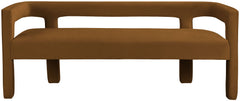 Athena - Velvet Bench - Saddle