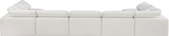 Comfy - 7 Piece Linen Modular Armless Sectional