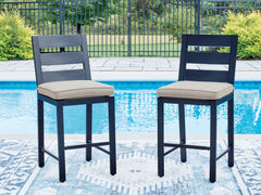 East Beach - Barstool (Set of 2) - Blue