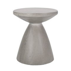 Outdoor Lightweight, Concrete Side Table - Light Gray