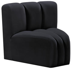 Arc - Velvet Curved Corner Chair