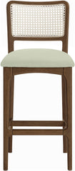 Atrium - Upholstered Bar Stool (Set of 2) - Brushed Brown Frame