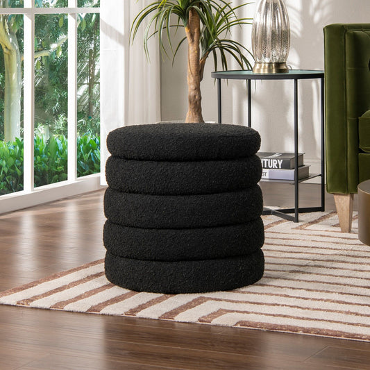 Fuji - Oversized Round Storage Ottoman