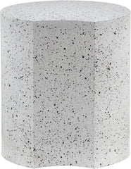 Dimple - End Table - Terazzo Finish