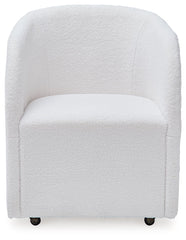 Rowanbeck - Dining Upholstered Arm Chair (Set of 2) - Ivory