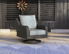 Elite Park - Swivel Lounge w/ Cushion - Gray