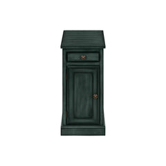 Accent Table With Storage Drawer For Living Room - Blue