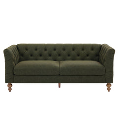 Chesterfield Sofa With Flared Arms For Living Room