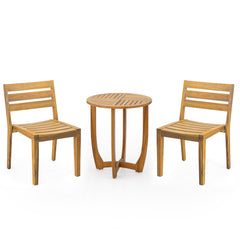 Outdoor 3 Pieces Dining Set - Teak