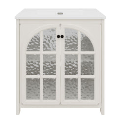 Vintage Farmhouse Bathroom Vanity With Ceramic Sink