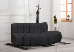 Arc - Faux Leather 3 Piece Modular Sofa