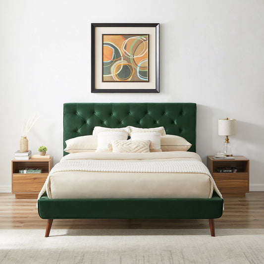 Dillon - Mid-Century Modern Platform Bed