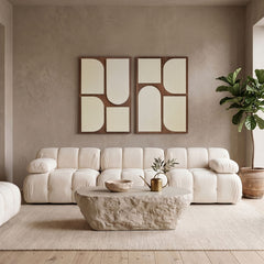 Icon - Mango Wood 2 Piece Wall Art