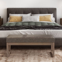 Milltown - Upholstered Ottoman Bench