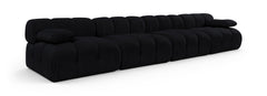 Orin - Velvet 4 Piece Modular Sofa
