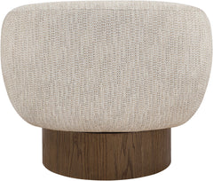 Avella - Interwoven Fabric Swivel Accent Chair