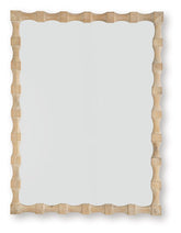 Acelmore - Accent Mirror - Light Brown