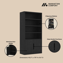 Rivington - Modern Bookcase Cabinet