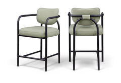 Serava - Vegan Leather Upholstered Bar Stool