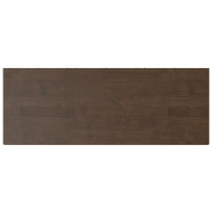 Harper - Low 6 Cube Storage With Drawers - Walnut Brown