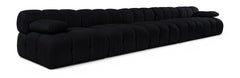Orin - Velvet 5 Piece Modular Armless Sofa