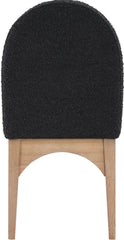 Waldorf - Boucle Dining Side Chair With Natural Legs