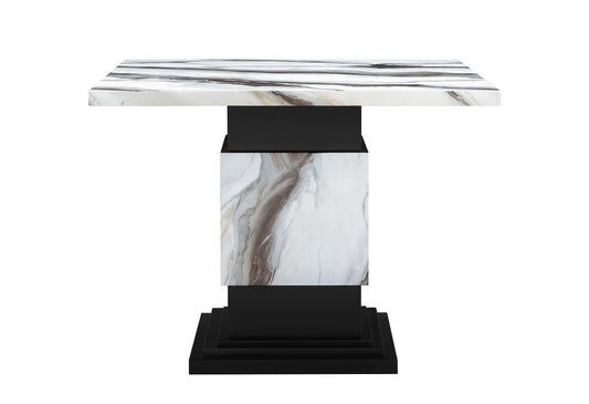 D12BT - Bar Table - Black / White