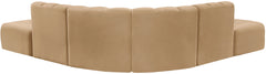Arc - Velvet 6 Piece Corner Modular Sofa