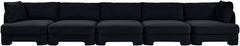 Hammond - Velvet Performance Fabric Upholstered 5 Piece Sofa