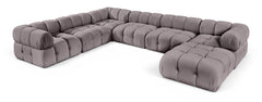 Orin - 7 Piece Modular Sectional (3 Modular Chairs, 3 Corner Chairs & Ottoman)
