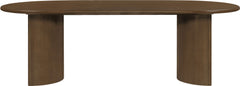 Caldra - Oak Veneer And Solid Wood Dining Table