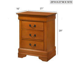 Louis Phillipe - Nightstand - Wood