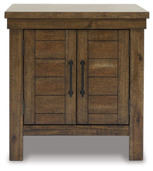 Moriville - Rectangular End Table - Grayish Brown