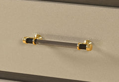 Genesis - Dresser With LED - Gold