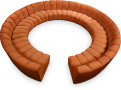 Infinity - 12 Piece Velvet Modular Sectional