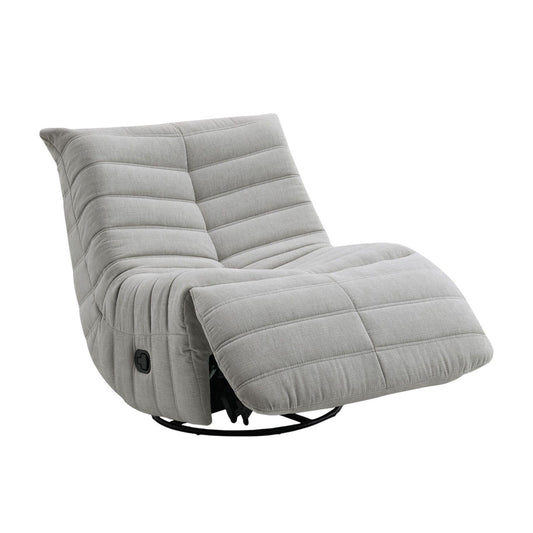 Glider Recliner With Swivel - Oyster Gray