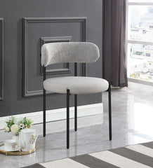 Beacon - Faux Leather Dining Chair With Black Legs (Set of 2)