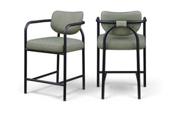 Serava - Vegan Leather Upholstered Bar Stool