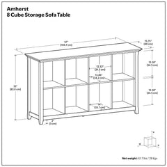 Amherst - Cube Storage Bookcase