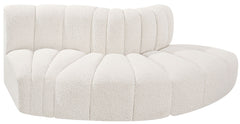 Arc - Boucle Fabric 3 Piece Modular Sofa