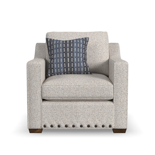 Milo - Fabric Chair With Nailhead Trim