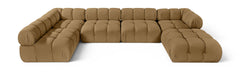 Orin - 6 Piece Modular Sectional (3 Modular Chairs, 2 Corner Chairs & Ottoman)