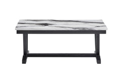 T1319 - Coffee Table - Black / White
