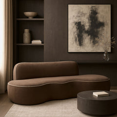 Swerve - Velvet 101" Upholstered Sofa
