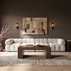 Orin - Fabric Velvet 4 Piece Modular Sofa