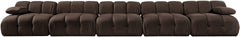 Orin - Velvet 5 Piece Modular Armless Sofa