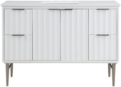 Modernist - Bathroom Vanity With Chrome Legs