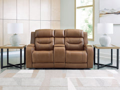Knightington - Power Reclining Loveseat With Audio Seating